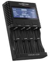 ANSMANN 1001-0080-UK Powerline 4 Ultra NiMH / Li-ion Battery Charger
