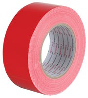 PRO POWER AGT50X50RED Gaffer Tape, Cloth, Red, 50 mm x 50 m