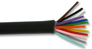 PRO POWER 850013 100M Multicore Cable, DEF 16-2-12A, Unscreened, 12 Core, 0.5 mm², 328 ft, 100 m