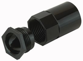 PRO POWER A20MB BLACK RND CONDUIT FEMALE ADAPTOR BLK 20MM