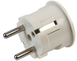 PRO ELEC ECS002-SHU-RA Power Entry Connector, Schuko, 16 A, White, Nylon (Polyamide) Body, 250 V