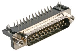 MULTICOMP PRO 5504F1-25P-01-03-F1 PLUG, D, PCB, R/A, 25WAY