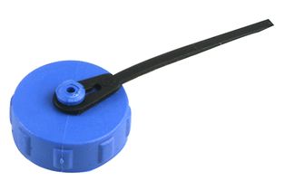 BULGIN LIMITED PX0480 Dust Cap / Cover, Dust Cap, Fits PX0412 style (chassis body)., Nylon (Polyamide) Body, 400