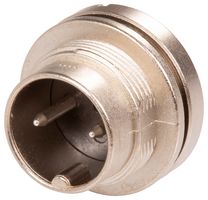 BINDER 09 0103 00 02 Circular Connector, Miniature Circular Connector, 723 Series, Panel Mount Receptacle, 2 Contacts