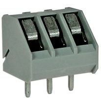CAMDENBOSS CTB3000/3 Standard Terminal Block, CTB3000, 3 Contacts, 5 mm, Terminal Block, PCB, PCB Mount, 14 AWG