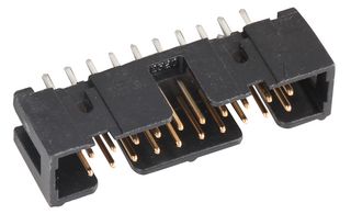 3M N2520-6002RB Pin Header, Wire-to-Board, 2.54 mm, 2 Rows, 20 Contacts, Through Hole Straight, 2500