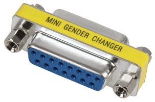 MULTICOMP SPC19826 D Sub Connector Adapter, Low Profile Telco, Standard D Sub, Receptacle, 15 Ways, Standard D Sub