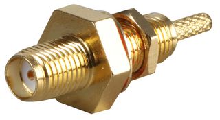 RF SOLUTIONS CON-SMAF-RG174IP SMA FEMALE CRIMP CONNECTOR WATERPROOF
