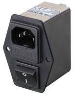 PRO ELEC PELB1083 Power Line Filter, General Purpose, 250 V, 4 A, Single Phase, 1 Stage, Chassis Mount