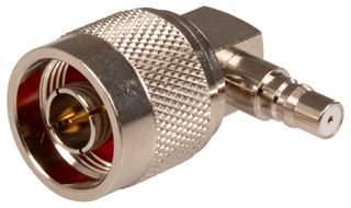 SIRETTA ADAPT/QMAF/N-TYPEM/RA RF / Coaxial Adapter, QMA, Jack, N, Plug, Right Angle Adapter