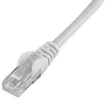 PRO SIGNAL PSG90853 Ethernet Cable, Cat6, Cat6, RJ45 Plug to RJ45 Plug, UTP (Unshielded Twisted Pair), White, 0.2 m