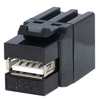 TUK KCUAA2BK USB 2.0 A Female to A Female Keystone Coupler