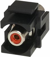 TUK KRCARDBK RCA Pass Through Audio Module Adapter, RCA / Phono Receptacle, RCA / Phono Receptacle