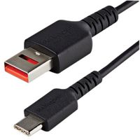 STARTECH USBSCHAC1M USB Cable, 3ft/1m Secure Charging Cable, USB-A to USB-C Data Blocker Power-Only Cable