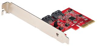 STARTECH 2P6GR-PCIE-SATA-CARD SATA Interface, SATA PCIe Card, 2 Port PCIe SATA Expansion Card, 6Gbps, PCIe/SATA RAID Converter