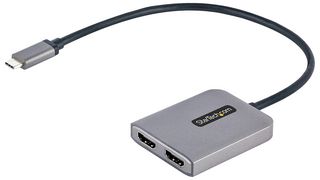 STARTECH MST14CD122HD Converter, USB-C to Dual HDMI MST HUB, Dual HDMI 4K 60Hz, USB C Multi Monitor Adapter