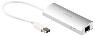 STARTECH ST3300G3UA USB Hub, Bus Powered, Rugged Design, 3 Port, USB-A Ports, Gigabit Ethernet/GbE, 5Gbps