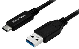 STARTECH USB315AC1M USB Cable, 1m 3 ft USB to USB-C Cable, M/M, USB 3.0 (5Gbps), USB-A to USB-C