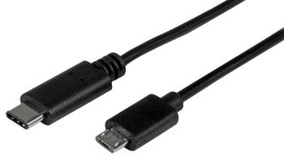 STARTECH USB2CUB50CM USB Cable, 0.5m USB C to Micro USB Cable, M/M, USB 2.0