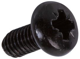 TR FASTENINGS M36 PRSTMCB100- Machine Screw, M3, 6 mm, Steel, Zinc, Pan Head Pozidriv