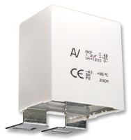 KEMET C4BSPBX4100ZAJJ Power Film Capacitor, Metallized PP, Radial Box - Tabs, 1 µF, ± 5%, Snubber, Panel Mount