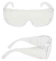 3M 71448-00001C Safety Spectacle, Visitor, Transparent, EN166, Polycarbonate Lens