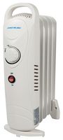 PRO ELEC PELL0203-UK Oil Filled Radiator, 5 Fin, 220 to 240VAC, 650W, White