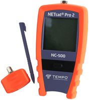 TEMPO NC-500 NETCAT PRO 2 Wire Tester, Netcat Pro Series, Network, Portable, 600 m Range, LCD Screen, 85 mm x 35 mm