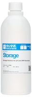 HANNA INSTRUMENTS HI-70300L Electrode Storage Solution, Liquid, Bottle, 500 ml
