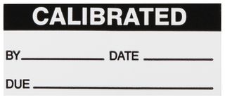 MULTICOMP PRO 7827285 Label, Identification, 16 mm, 38 mm, Nylon Cloth, Calibrated (By, Date, Due)