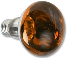 PRO ELEC QL-98-6A LAMP ORANGE LAMP, R80, ES, 240V, 40W, ORNG