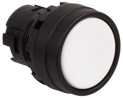 IDEC YW1B-A1W Switch Actuator, Plastic, White, Idec Dia 22mm YW Series Pushbutton Switches, IP65, YW1B-A1x Series