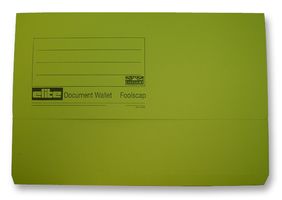 ACCO CHAIN 45919EAST DOCUMENT WALLET, YEL, PK50