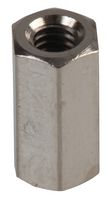 TR FASTENINGS TRFAHSBFFM2.5-8-4 Standoff, Brass, M2.5 x 0.45, Hex Female, 8 mm, 8 mm