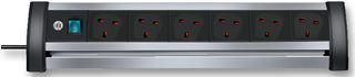 BRENNENSTUHL 1394003416 Extension Lead, 6 Outlets, UK, 13 A, 240 V, UK Type G, 3 m