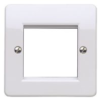 HONEYWELL K182WHI Front Plate, 1 Gang, 50mm x 50mm, White