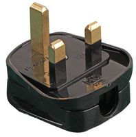 PRO ELEC PELB0022 PLUGTOP 13A QUICKFIT BLACK BOX OF 20