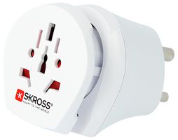 SKROSS 1.500215-E TRAVEL ADAPTER, COMBO WORLD-IND, 5A/250V