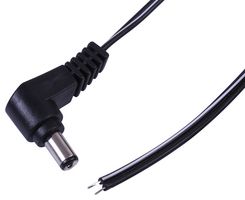 PRO ELEC PELB2082 LEAD 25MM DC RA PLUG TO BARE END 5M