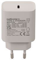 Multicomp Pro Euro USB-C PD Mains Charger
