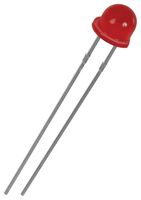 MULTICOMP PRO MP007975 LED, Super Orange Red, Through Hole, 4.8mm, 20 mA, 2 V, 625 nm