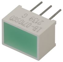 MULTICOMP PRO MP007996 LED Bar Graph Array, Super Green, 20 mA, 2 V, 15 mcd, 10mm x 7mm