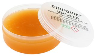 CHIP QUIK CQ4300-2OZ Solder Flux, No Clean, Lead Free Soldering, Jar, 50 g
