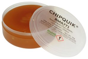 CHIP QUIK RMA771 Solder Flux, Rosin, Lead Free Soldering, Jar, 50 g
