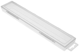 MULTICOMP PRO F4 Storage Box, 1 Compartment, Transparent, 315mm x 55mm x 22mm (12.4" x 2.16" x 0.87")