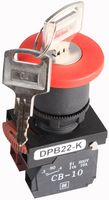 HYLEC DPB22-K11R EMERGENCY STOP MUSHROOM HEAD KEY RLS