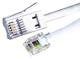 PRO SIGNAL 31035R CABLE, BT PLG TO RJ11, WHITE, 3M