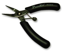PROSKIT INDUSTRIES 1PK-501E Plier, Long Nose, Stainless Steel, 100 mm Overall Length