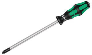 WERA 05009325001 Screwdriver, Pozidriv, PZ4, 200 mm Blade, 312 mm Overall