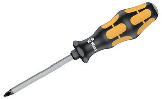 WERA 05017052001 Screwdriver, Pozidriv, PZ2, 100 mm Blade, 205 mm Overall